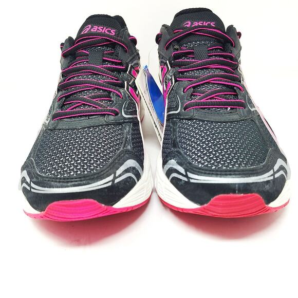 Asics Shoes Womens 12 Sneakers GEL-Equation 8 Running T5Q6N Black Pink - Picture 6 of 10